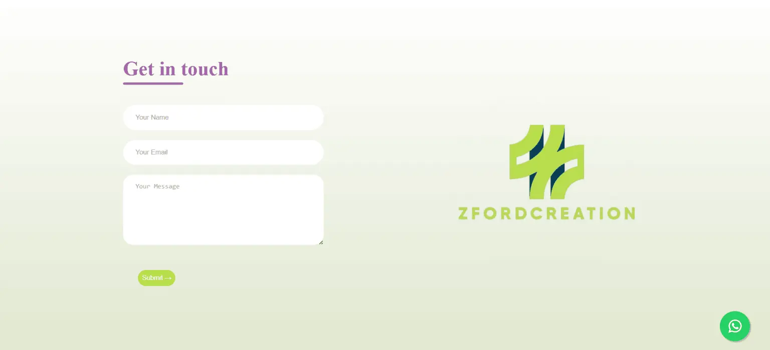 PHP Backend Development Contact Page Wayanad